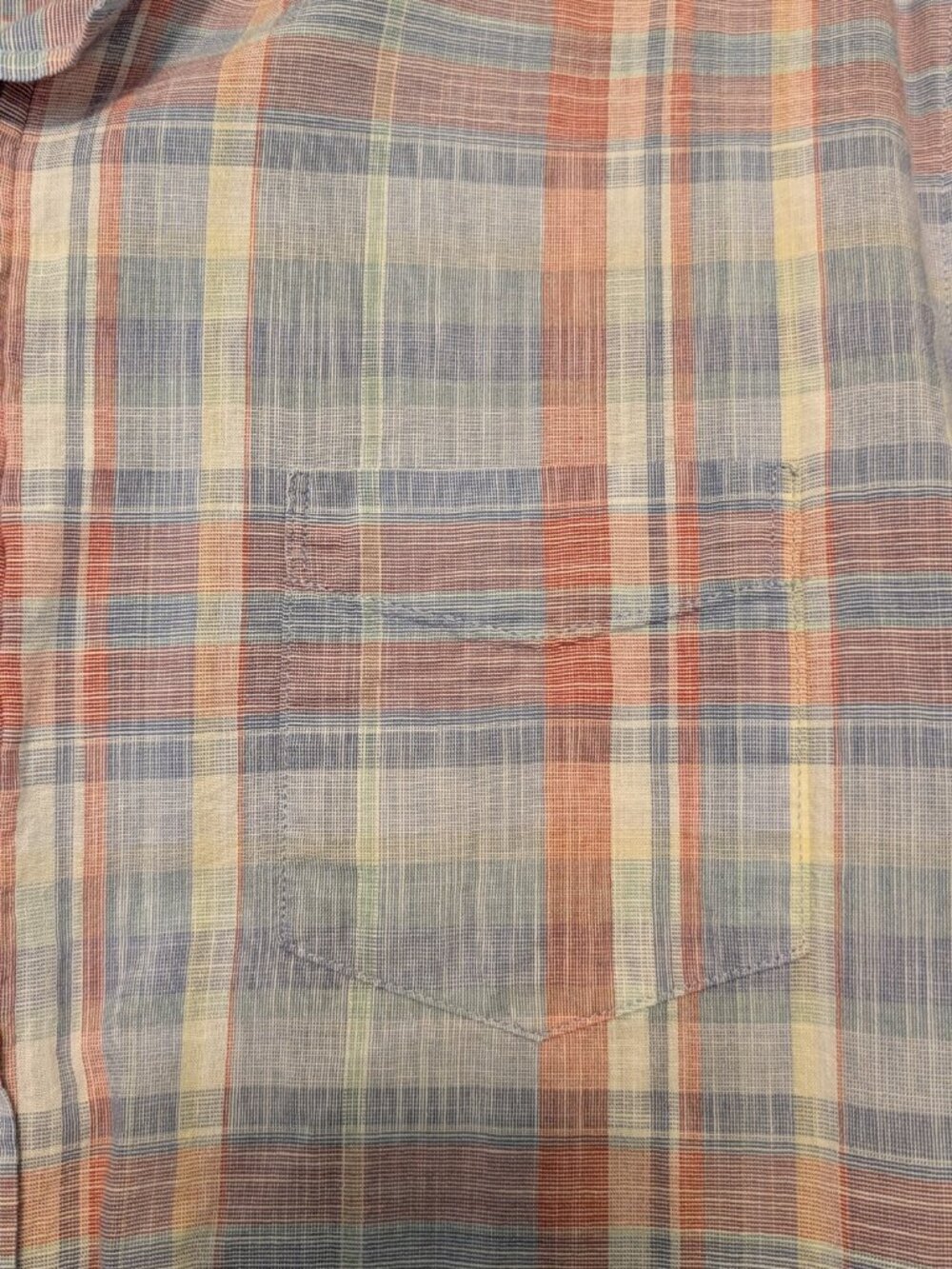 Weatherproof Vintage Plaid Short Sleeve Button-Down Shirt Size XL - Picture 2 of 7